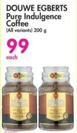 Makro Douwe Egberts Pure Indulgence Coffee 200g offer