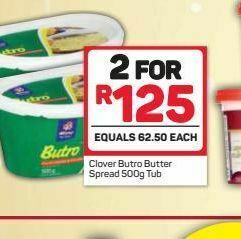 Pick n Pay Clover butter 2 offer