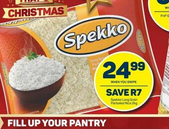 Pick n Pay Spekko long grain rice offer