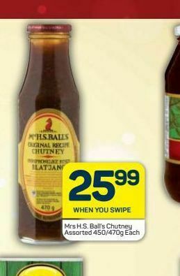 Pick n Pay Mr. balls chutney offer