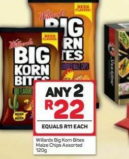 Willards big korn bites 2