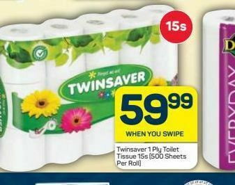 Pick n Pay Twinsaver toilet rolls offer