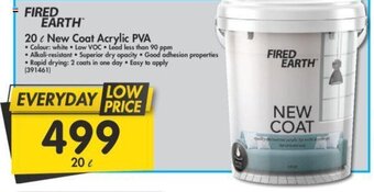 Makro Fired Earth 20L New Coat Acrylic PVA offer