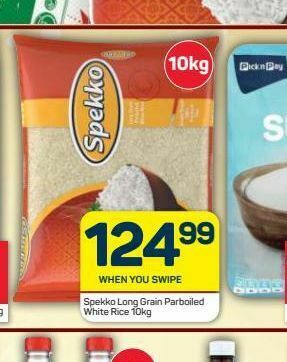 Pick n Pay Spekko long grain rice offer