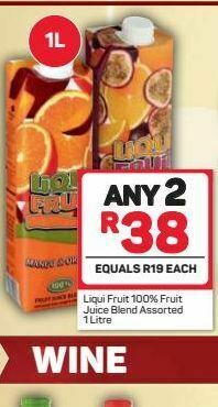 Pick n Pay Liqui-fruit fruit juice 2 offer