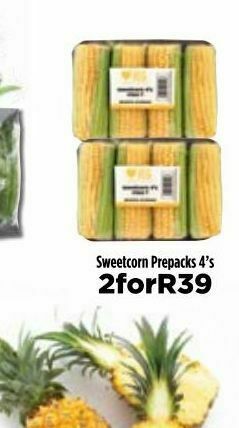 Food Lover's Market Sweetcorn prepacks 2 offer