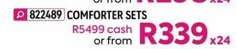 HomeChoice Comforter sets offer
