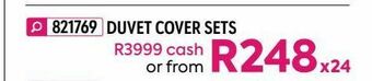 HomeChoice Duvet covers sets offer