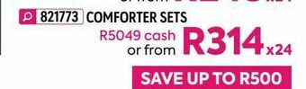 HomeChoice Comforter sets offer