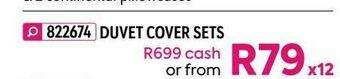 HomeChoice Duvet covers sets offer