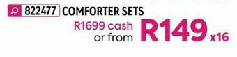 HomeChoice Comforter sets offer