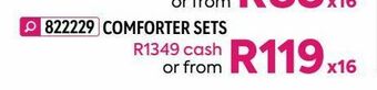 HomeChoice Comforter sets offer