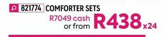 HomeChoice Comforter sets offer