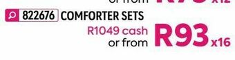 HomeChoice Comforter sets offer