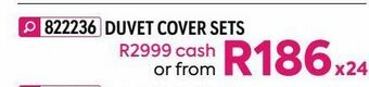 HomeChoice Duvet covers sets offer