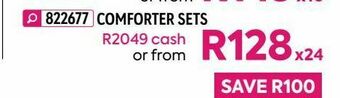HomeChoice Comforter sets offer