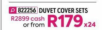 HomeChoice Duvet cover sets offer