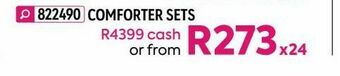 HomeChoice Comforter sets offer