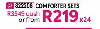 HomeChoice Comforter sets offer