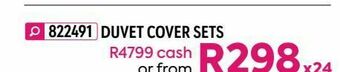 HomeChoice Duvet covers sets offer