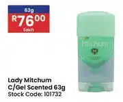Africa Cash and Carry Mitchum Lady C/Gel Scented-63g Each offer