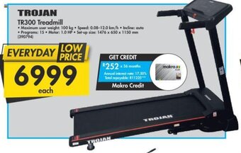 Makro Trojan TR300 Treadmill offer