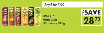 Makro Pringles Potato Chips 100g offer