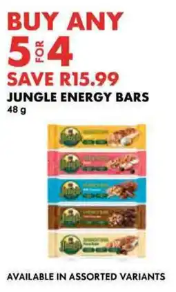 Woolworths Jungle energy bars offer