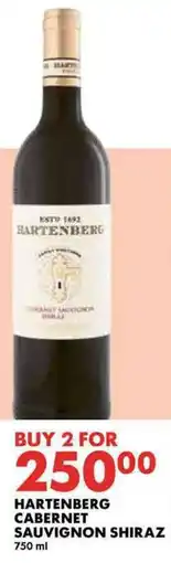 Woolworths Hartenberg cabernet sauvignon shiraz offer