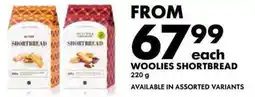Woolworths Woolies shortbread offer