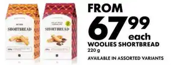 Woolworths Woolies shortbread offer