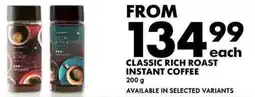 Woolworths Classic rich roast instant coffee offer