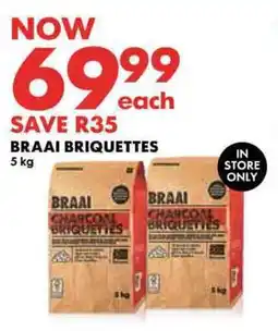 Woolworths Braai briquettes offer