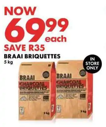 Woolworths Braai briquettes offer