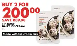 Woolworths Tin roof dairy ice cream offer