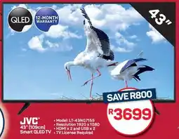 Pick n Pay Hypermarket JVC 43" (109cm) Smart QLED TV offer