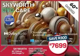 Pick n Pay Hypermarket SKYWORTH 60" (152cm) UHD Google TV offer
