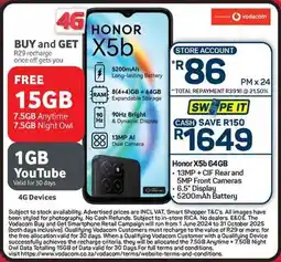 Pick n Pay Hypermarket Honor X5b 64GB offer