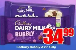 Three Star Cash and Carry Cadbury Bubbly Asst offer