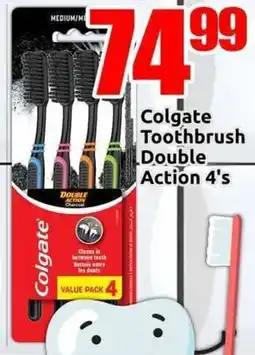 Three Star Cash and Carry Colgate Toothbrush Double Action offer