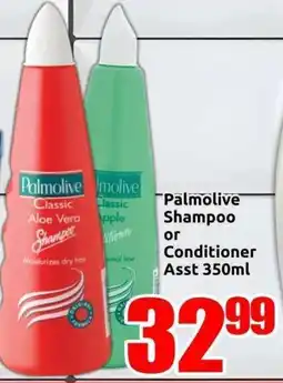 Three Star Cash and Carry Palmolive Shampoo or Conditioner Asst offer