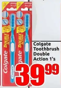 Three Star Cash and Carry Colgate Toothbrush Double Action offer