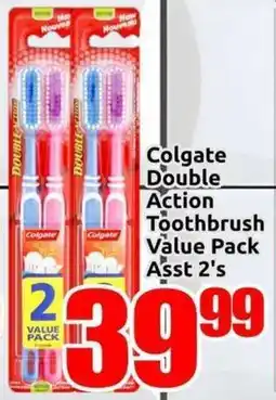 Three Star Cash and Carry Colgate Double Action Toothbrush Value Pack Asst offer