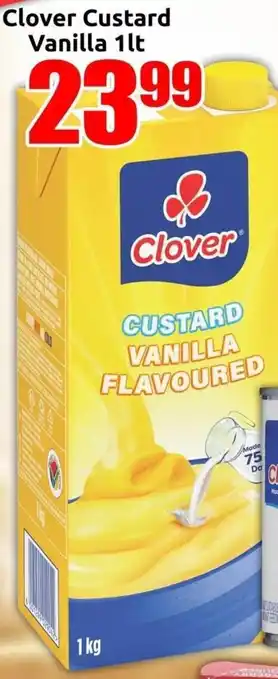 Three Star Cash and Carry Clover Custard Vanilla offer
