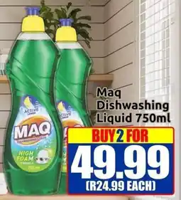 Three Star Cash and Carry Maq Dishwashing Liquid offer