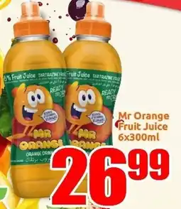 Three Star Cash and Carry Mr Orange Fruit Juice offer