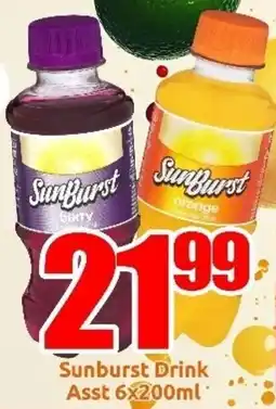 Three Star Cash and Carry Sunburst Drink Asst offer