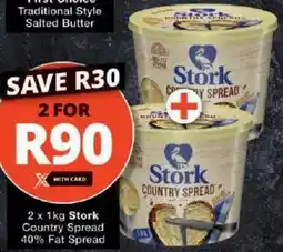 Checkers Stork Country Spread 40% Fat Spread offer