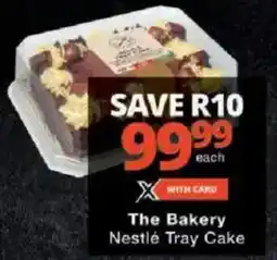 Checkers The Bakery Nestlé Tray Cake offer