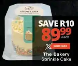 Checkers The Bakery Sprinkle Cake offer